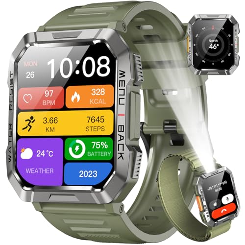 Blackview Smartwatch Herren Fitnessuhr Mit Telefonfunktion Anrufe T