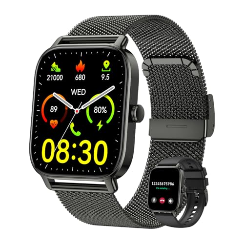Smartwatch Herren Damen Fitnessuhr Mit Telefonfunktion Bluetooth Anruf