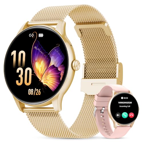Elegante Smartwatch Damen Mit Telefonfunktion 1 39 Zoll