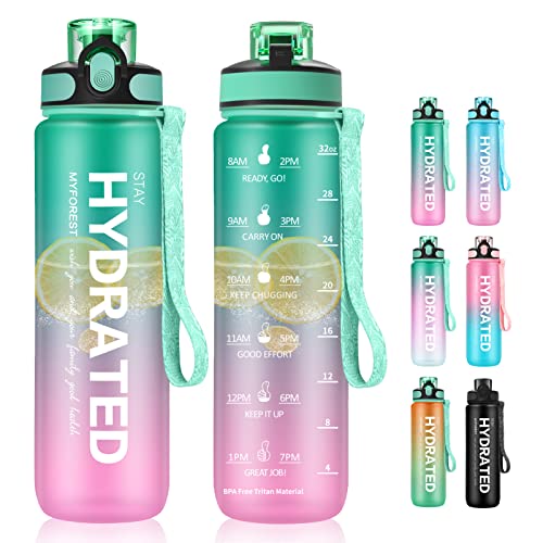 Myforest 1l Tritan Trinkflasche Gro Er Auslauf F