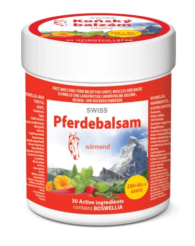 Swiss Pferdesalbe W Rmend 300ml Massage Gel F