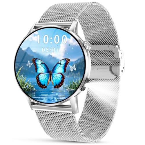 Lgnitek 2026 Smartwatch Damen Mit Led Taschenlampe 1