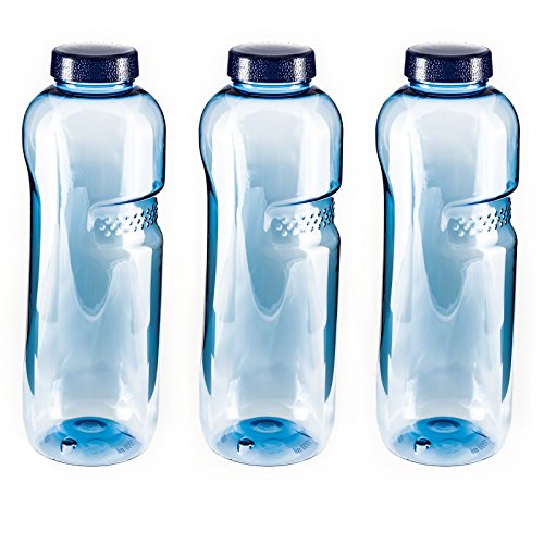 3 X 1 Liter Trinkflasche Aus Tritan Kavodrink