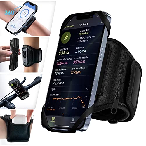Cikyner Sportarmband Handy 3 In 1 Handytasche Handyhalterung