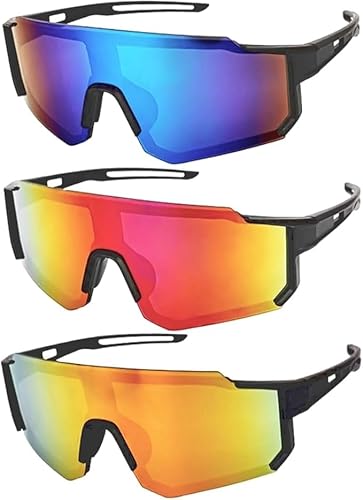 Elthmpr 3 St Ck Sport Sonnenbrille Polarisiert Fahrradbrille