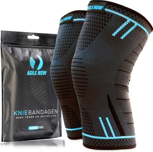 Agile Now Kniebandage 2er Set Premium Stabilisiert Sch