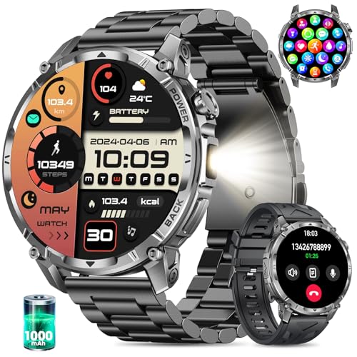 Miecgth Smartwatch Herren Mit Telefonfunktion 1 7 Touchscreen