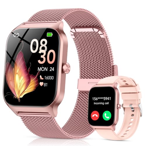 Smartwatch Damen Mit Telefonfunktion 1 85 Zoll Hd