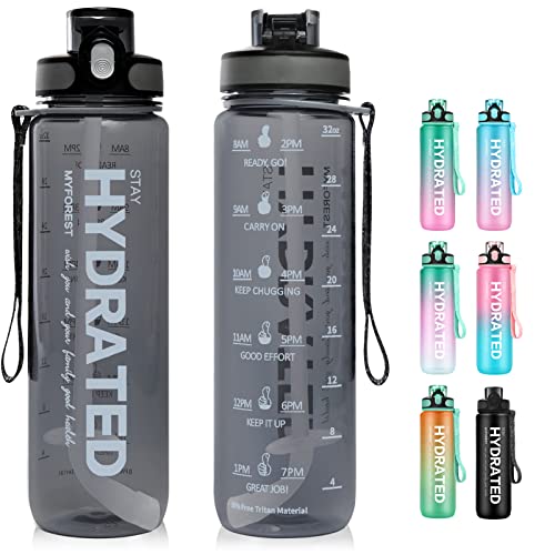 Myforest 1l Tritan Trinkflasche Gro Er Auslauf F