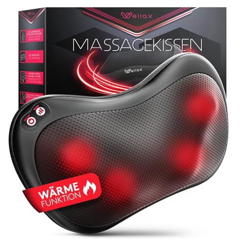 Wellax Massagekissen Mit W Rmefunktion 360 Drehung Shiatsu