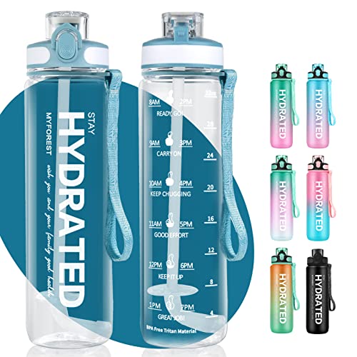 Myforest 1l Tritan Trinkflasche Gro Er Auslauf F