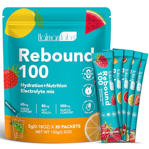 Elektrolyte Pulver Zuckerfreie Hydration Sticks 30 Sachets Elektrolyte